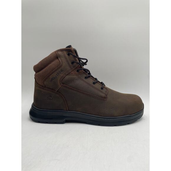 WOLVERINE LOGAN ESD 6" W201211 Men's NEW Steel-Toe Work Boot Brown US Size 14 - Picture 4 of 11